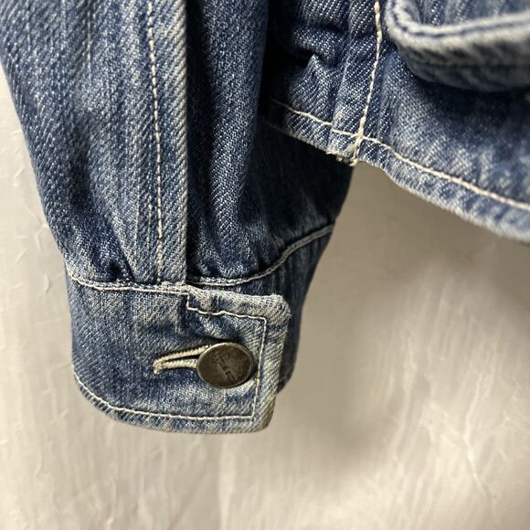 BLUE WILLI'S Rare Vintage Trucker Denim Jacket Blue Jean Mens Size XXXL - Picture 13 of 16